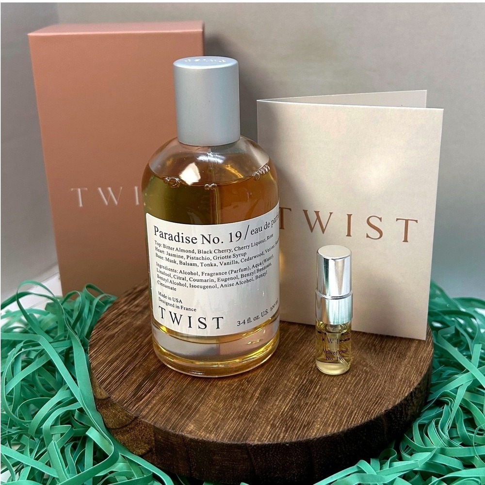 Twist Paradise No. 19 Eau de Parfum 100ml 3.4oz Spray with Bonus Sample Boxed